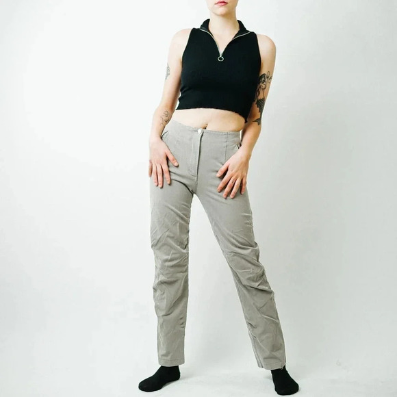 Vanilia High Rise Khaki Trousers - 38 - Picture 4 of 15